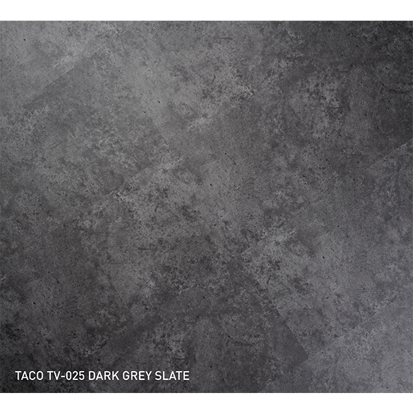 TACO: Vinyl Plank TACO 3mm TV-025 Dark Grey Slate (1 dus = 3,34 m2) - small 2